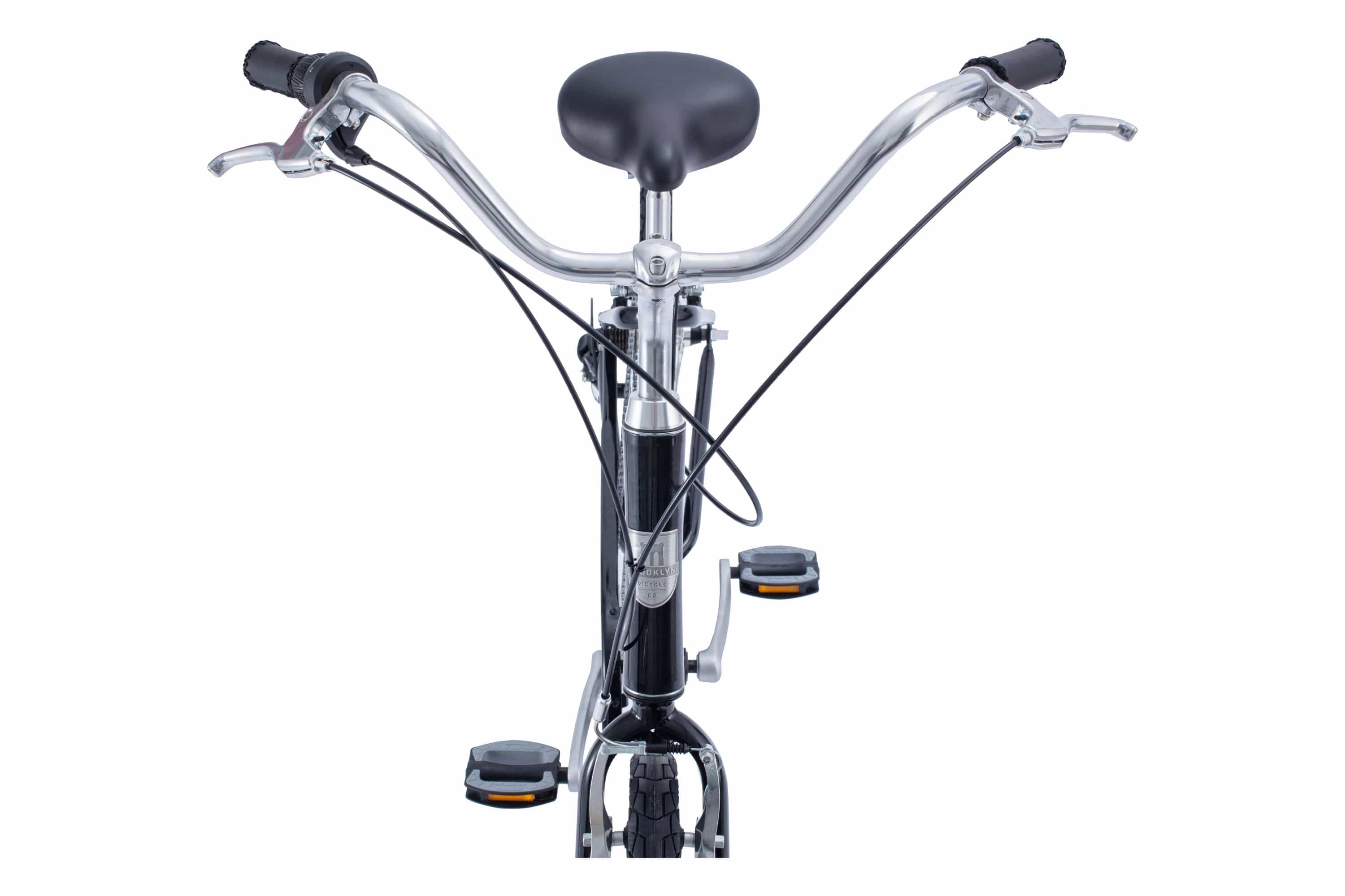 Brooklyn Bicycle Co. Brighton 7 Cruiser | Brighton Bike | Beach Cruiser | Cruiser Bike | Most Comfortable Bike Ever | Comfort Bike | 7D-CRU-GB-W | Gloss Black Brighton 7 Beach Cruiser