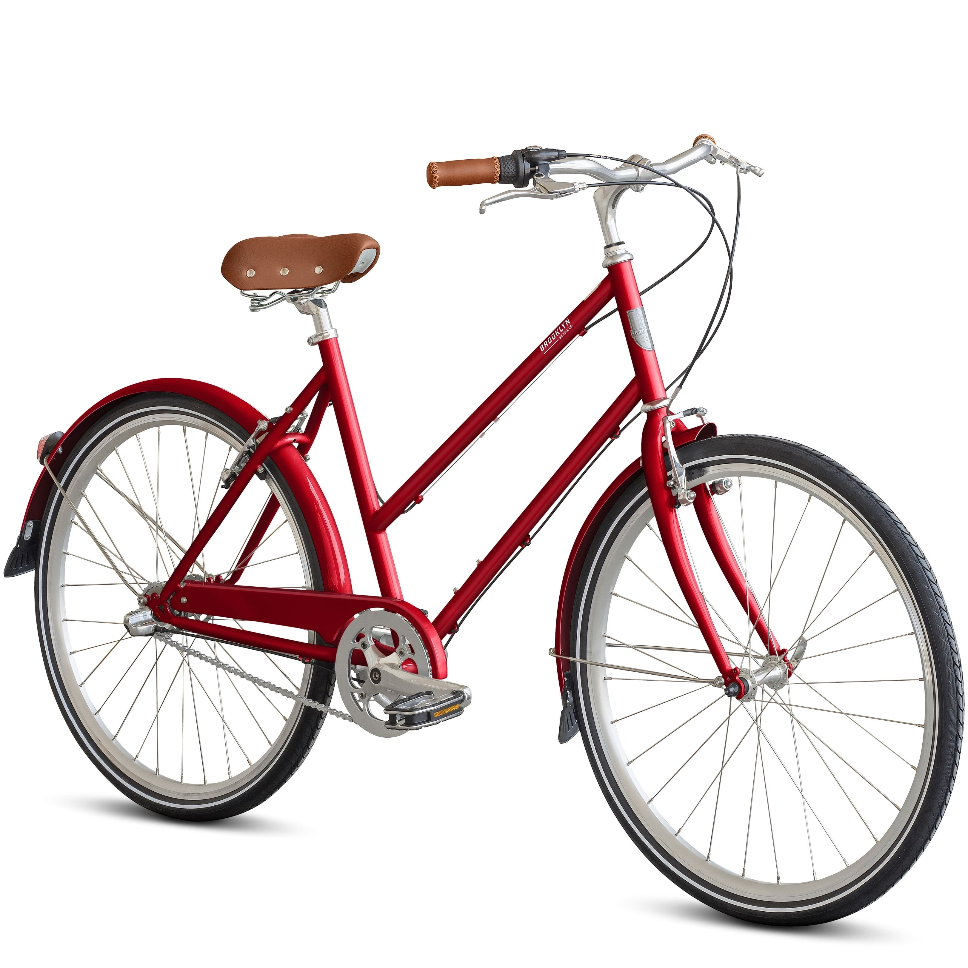 Franklin 3 Speed 3 Speed Step Through Bicycle | Franklin Three City Bike Cardinal Red / S/M 3I-FRA-CR-M