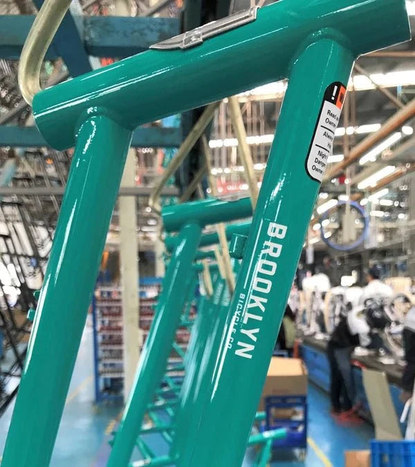 Close up photo of the Sea Glass Franklin/Willow frame