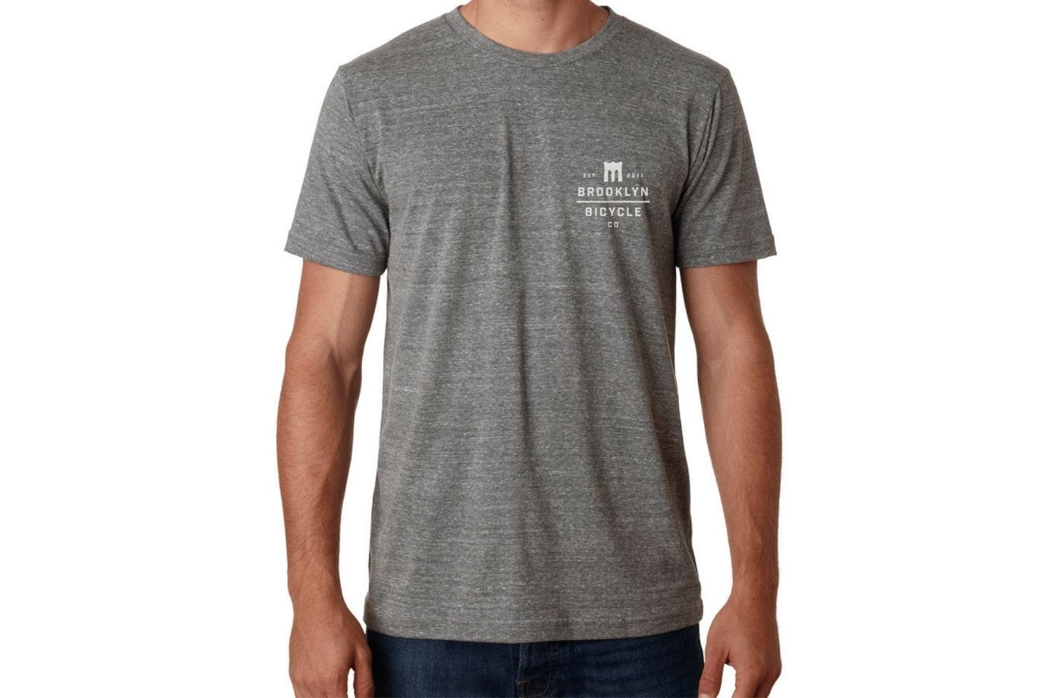 Brooklyn Bicycle Co. Classic Tee XS / Heather Grey SHORT-GR-XS