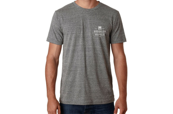 Brooklyn Bicycle Co. Classic Tee XS / Heather Grey SHORT-GR-XS